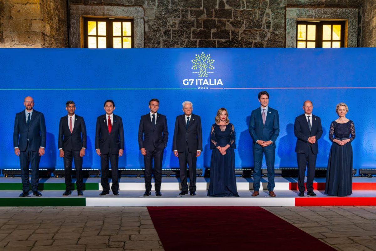MELONI 为 G7 闭幕：“出色的团队配合，意大利不相上下”